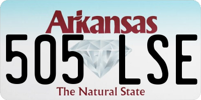 AR license plate 505LSE