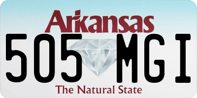 AR license plate 505MGI