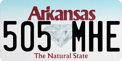 AR license plate 505MHE