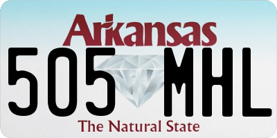 AR license plate 505MHL