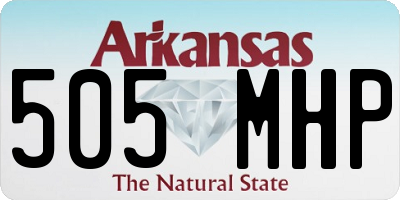 AR license plate 505MHP