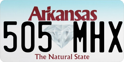 AR license plate 505MHX