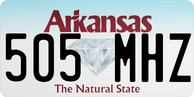 AR license plate 505MHZ