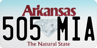 AR license plate 505MIA