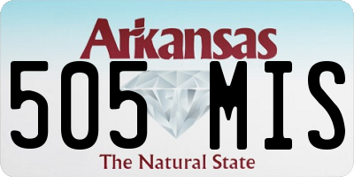 AR license plate 505MIS