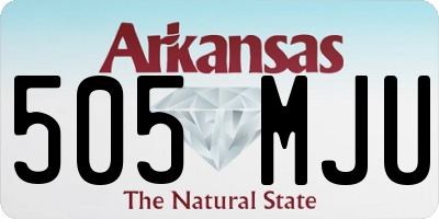 AR license plate 505MJU