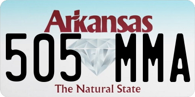 AR license plate 505MMA