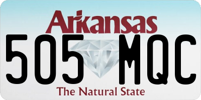 AR license plate 505MQC