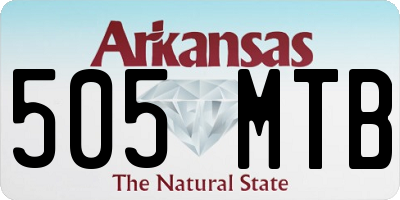 AR license plate 505MTB