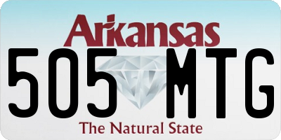 AR license plate 505MTG