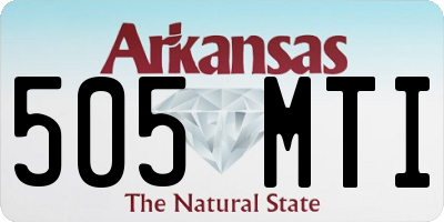 AR license plate 505MTI