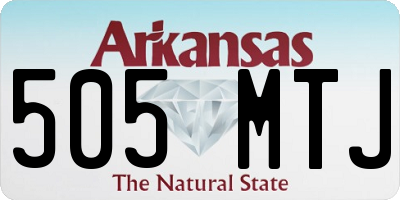 AR license plate 505MTJ