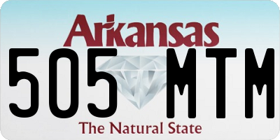 AR license plate 505MTM