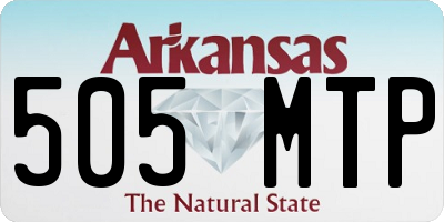 AR license plate 505MTP