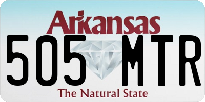 AR license plate 505MTR