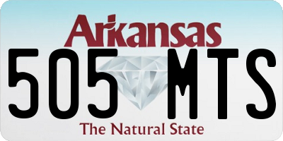AR license plate 505MTS