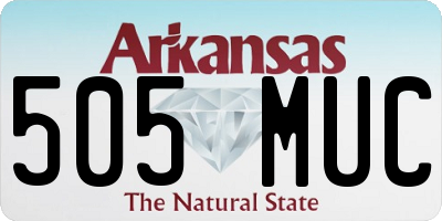 AR license plate 505MUC