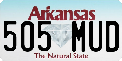 AR license plate 505MUD