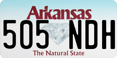AR license plate 505NDH