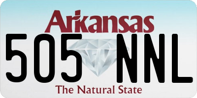 AR license plate 505NNL
