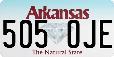 AR license plate 505OJE