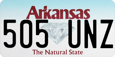 AR license plate 505UNZ