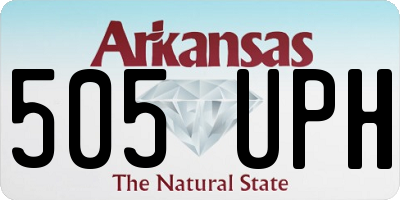 AR license plate 505UPH