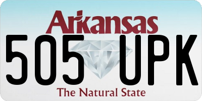 AR license plate 505UPK