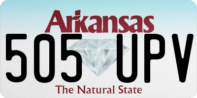 AR license plate 505UPV