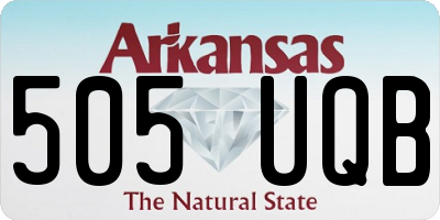 AR license plate 505UQB