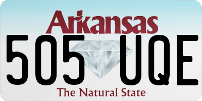 AR license plate 505UQE