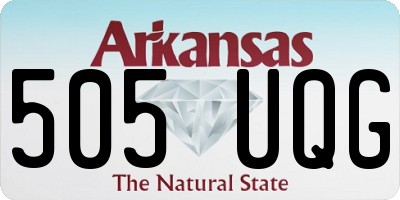 AR license plate 505UQG