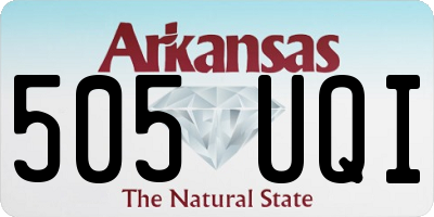 AR license plate 505UQI