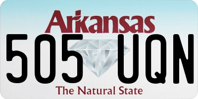 AR license plate 505UQN
