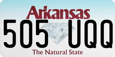 AR license plate 505UQQ