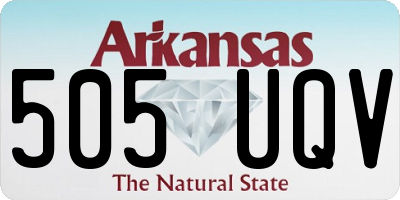 AR license plate 505UQV
