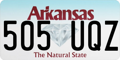 AR license plate 505UQZ