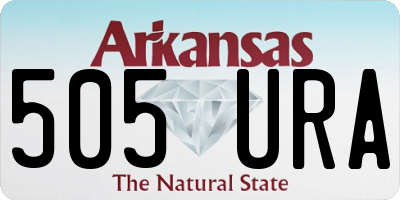 AR license plate 505URA
