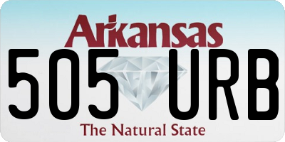 AR license plate 505URB