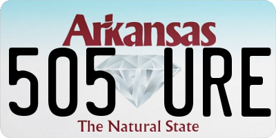 AR license plate 505URE