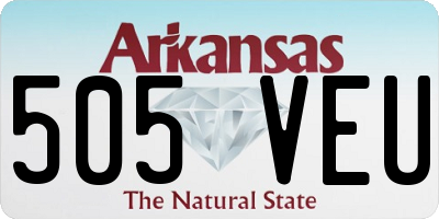AR license plate 505VEU