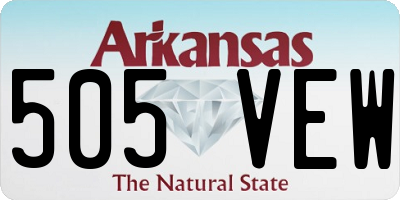 AR license plate 505VEW