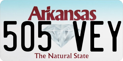AR license plate 505VEY