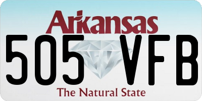 AR license plate 505VFB