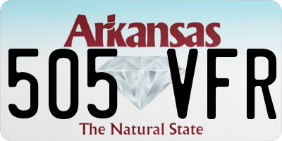 AR license plate 505VFR