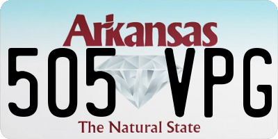 AR license plate 505VPG