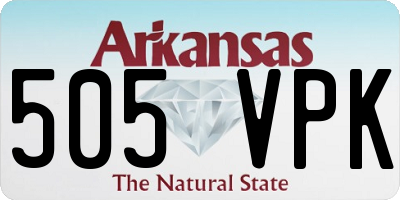 AR license plate 505VPK