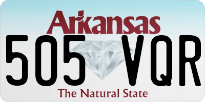 AR license plate 505VQR