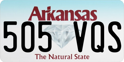AR license plate 505VQS