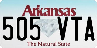 AR license plate 505VTA